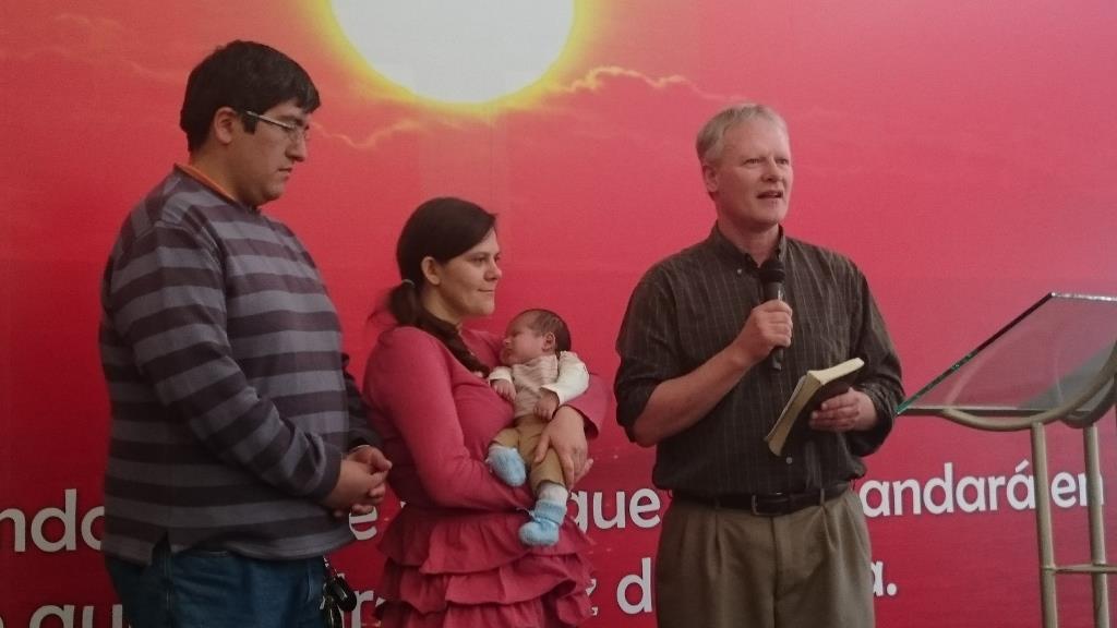 Kep dedicating Sami & Heather's son Ethan to the Lord