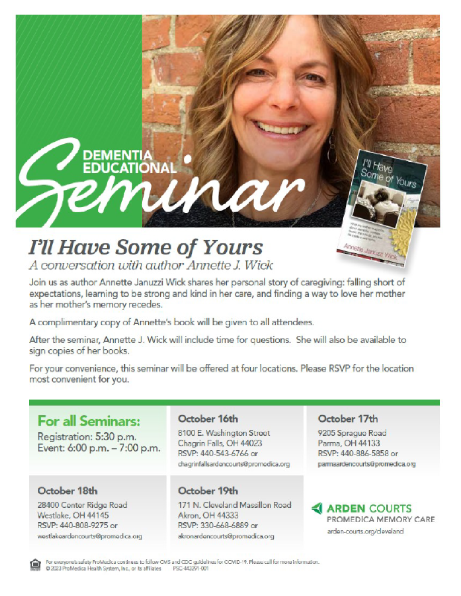 Photo of Dementia Seminar: I'll Have Some of Yours