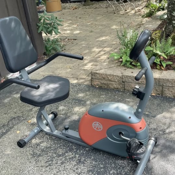 Photo of $50 - Like new recumbent, adjustable, stationary bike
