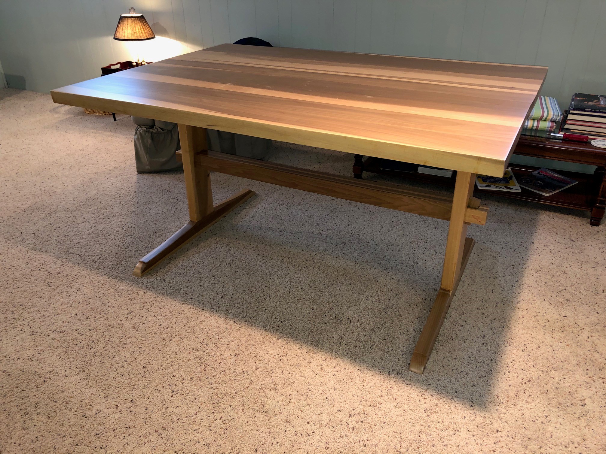 Photo of Farmhouse Trestle Table - Free to Good Home