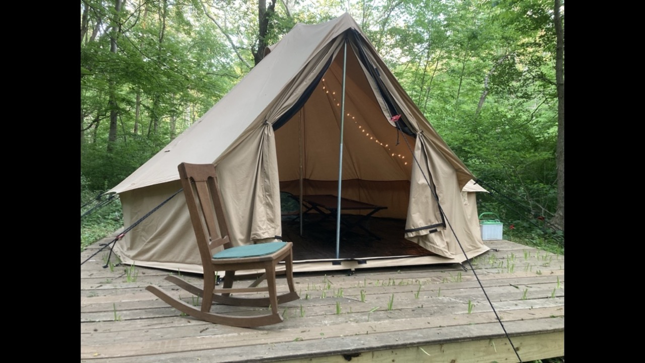 Photo of Tent camping close to home
