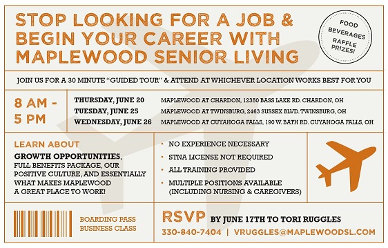 Photo of Maplewood Senior Living Career Fair