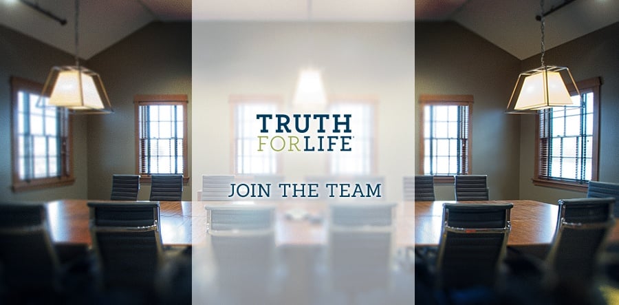 Photo of Hiring at Truth For Life- Marketing Coordinator