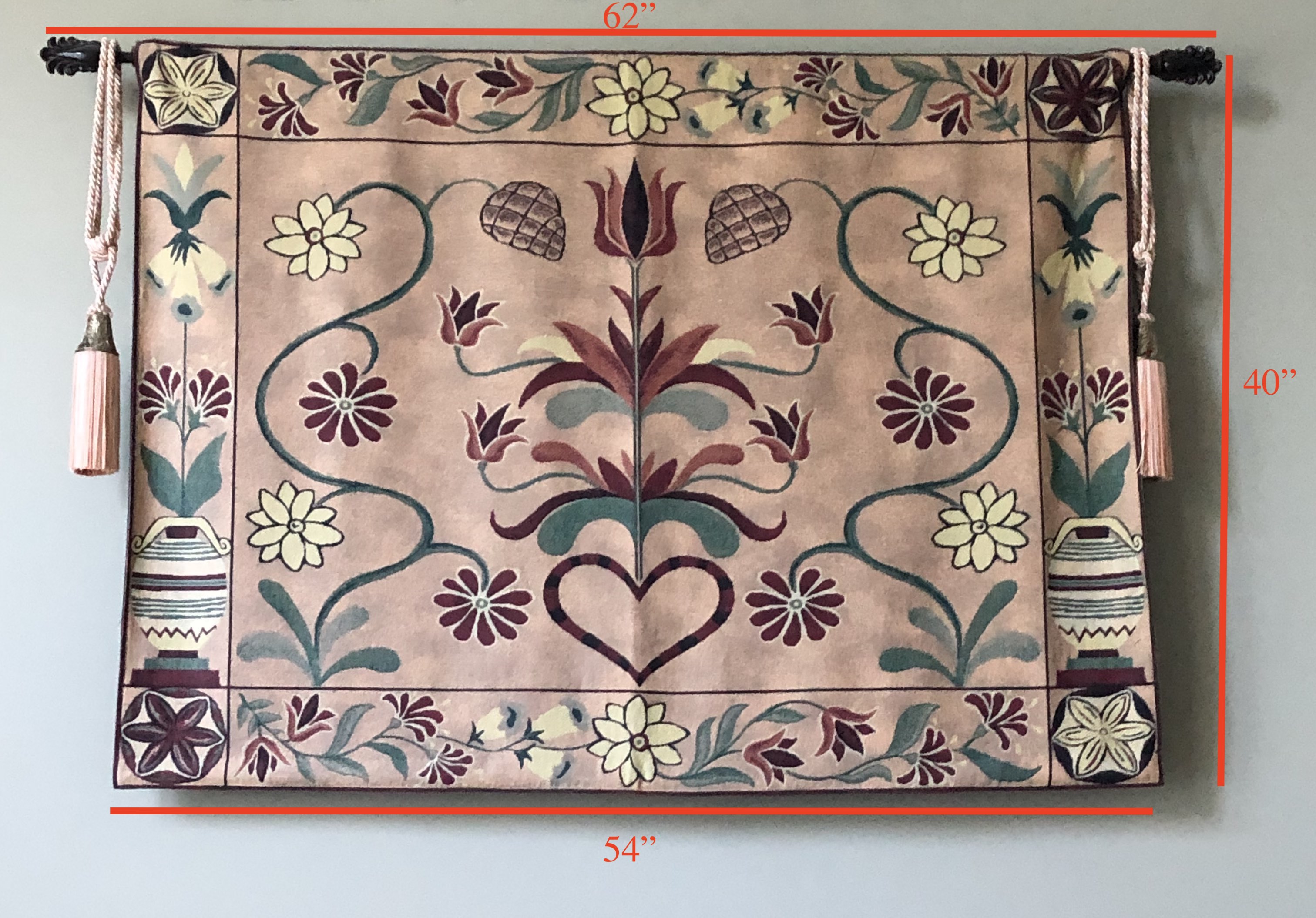 Photo of Wall Tapestry Decoration With Rod & Tassels