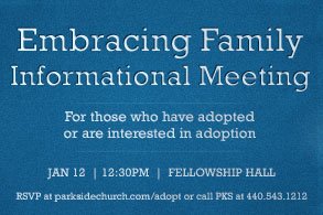 Embracing Family Info Meeting